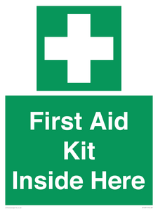 First Aid Kit Inside Here